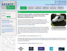 Tablet Screenshot of agencysignslincs.com
